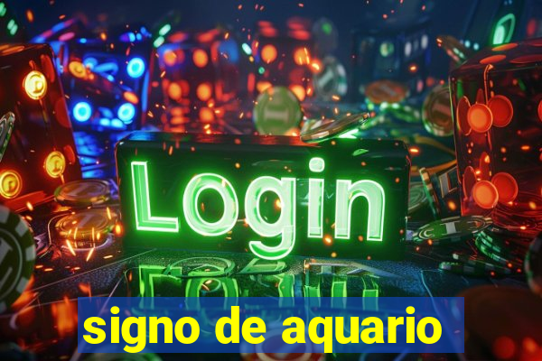 signo de aquario